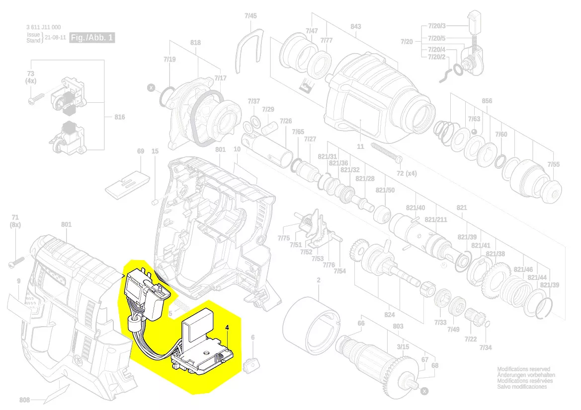 Module électronique réf. 1 600 A00 F9H Bosch